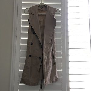 Khaki duster blazer
